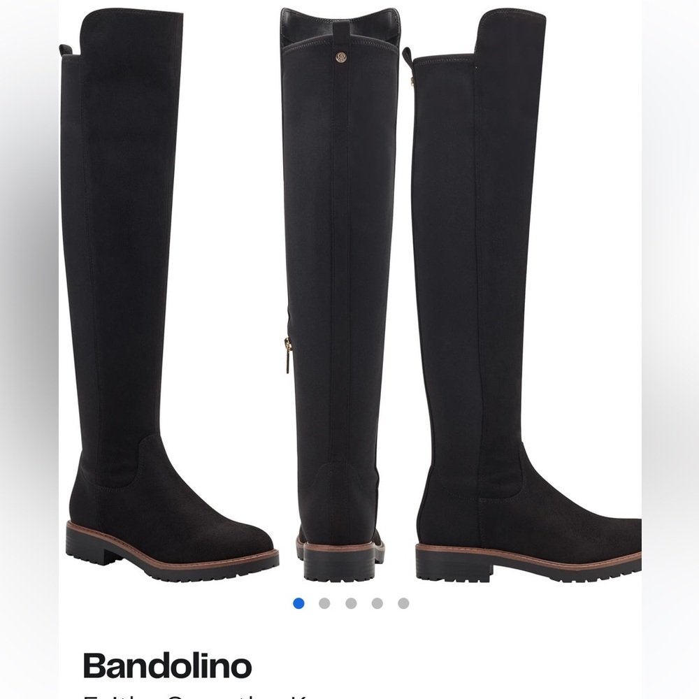 Brand new over the knee black boots. Missed the return window.